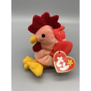 1999‎ TY TEENIE ORIGINAL BEANIE BABIES STRUT THE ROOSTER MCDONALDS VTG